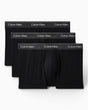 Calvin Klein Trunk 3PK Icon Cotton Stretch - Erkek Black