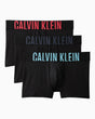 Calvin Klein Trunk 3PK Intense Power - Erkek Black