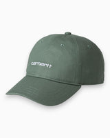 Carhartt WIP Canvas Script Cap Park/White
