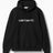 Carhartt WIP Hooded Carhartt Erkek Sweatshirt Black/White