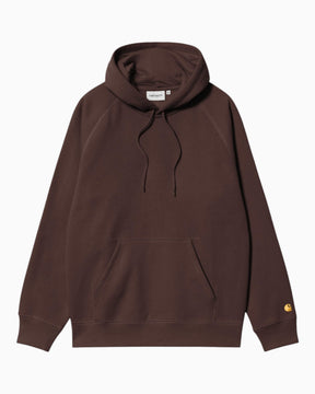 Carhartt WIP Hooded Chase Erkek Sweatshirt Palisander/Gold