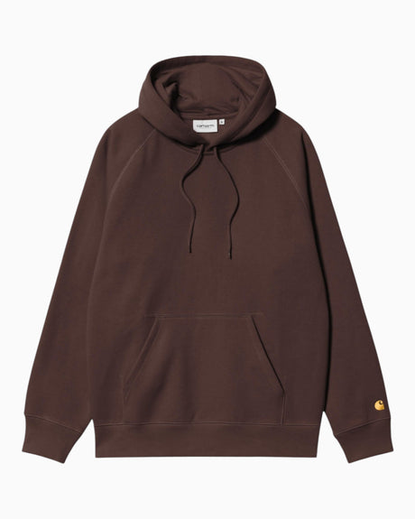Carhartt WIP Hooded Chase Erkek Sweatshirt Palisander/Gold