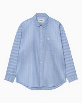 Carhartt WIP Keene Erkek Gömlek Keene Stripe/Curacao