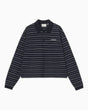 Carhartt WIP L/S Mabel Kadın Polo T-Shirt Mabel Stripe / Dark Navy