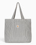 Carhartt WIP Mercer Tote Bag Mercer Stripe/Graphite/Wax Stone Washed