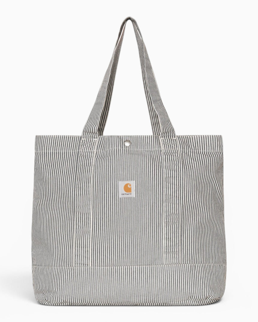 Carhartt WIP Mercer Tote Bag Mercer Stripe/Graphite/Wax Stone Washed