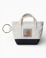 Carhartt WIP Mini Tote Bag Anahtarlık Natural / Blue