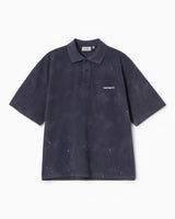 Carhartt WIP Painter Polo Erkek T-Shirt Dark Navy/Destroy Wash/Splatter