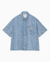 Carhartt WIP Snake Lovilia Kadın Gömlek Snake Camo/Blue Bleached