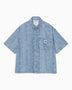 Carhartt WIP Snake Lovilia Kadın Gömlek Snake Camo/Blue Bleached
