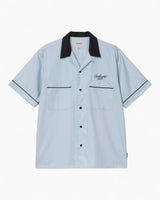 Carhartt WIP S/S Bowl Erkek Gömlek Blue Fog/Black