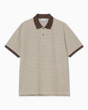 Carhartt WIP S/S Dion Polo Erkek T-Shirt Dion Stripe/Wax