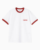 Carhartt WIP S/S Ip Ringer Erkek T-Shirt White/Red/Red