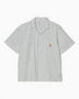 Carhartt WIP S/S Leavel Erkek Gömlek Leavel Stripe/Blue River/Wax