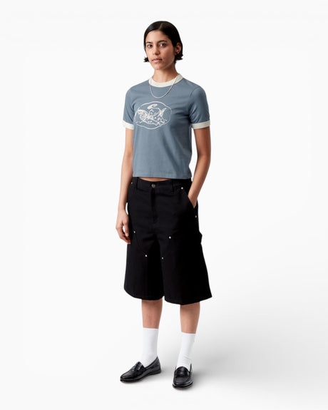 Carhartt WIP S/S Reminiscing Ringer Kadın T-Shirt