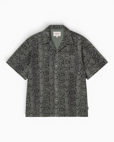 Carhartt WIP S/S Snake Camo Erkek Gömlek Sean Hamilton Print/Black