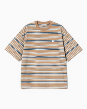 Carhartt WIP S/S Zane Erkek T-Shirt Zane Stripe/Peanut