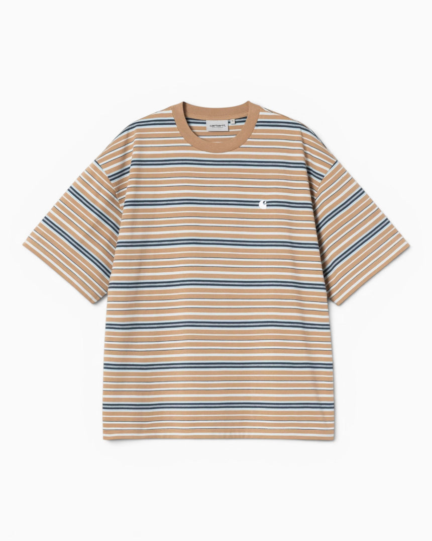 Carhartt WIP S/S Zane Erkek T-Shirt Zane Stripe/Peanut