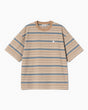 Carhartt WIP S/S Zane Erkek T-Shirt Zane Stripe/Peanut