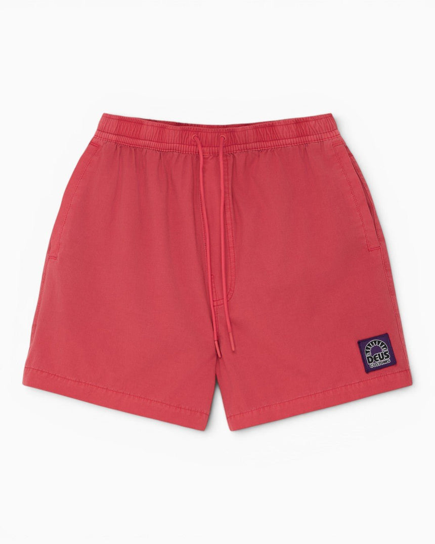 Deus Ex Machina Sandbar Garment Dyed Mesh Erkek Şort Mayo Melon Red