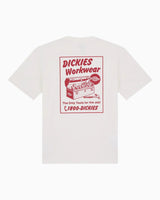 Dickies Dry Rige SS Erkek T-Shirt Egret