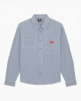 Dickies Hickory Work LS Erkek Gömlek Retro Indigo