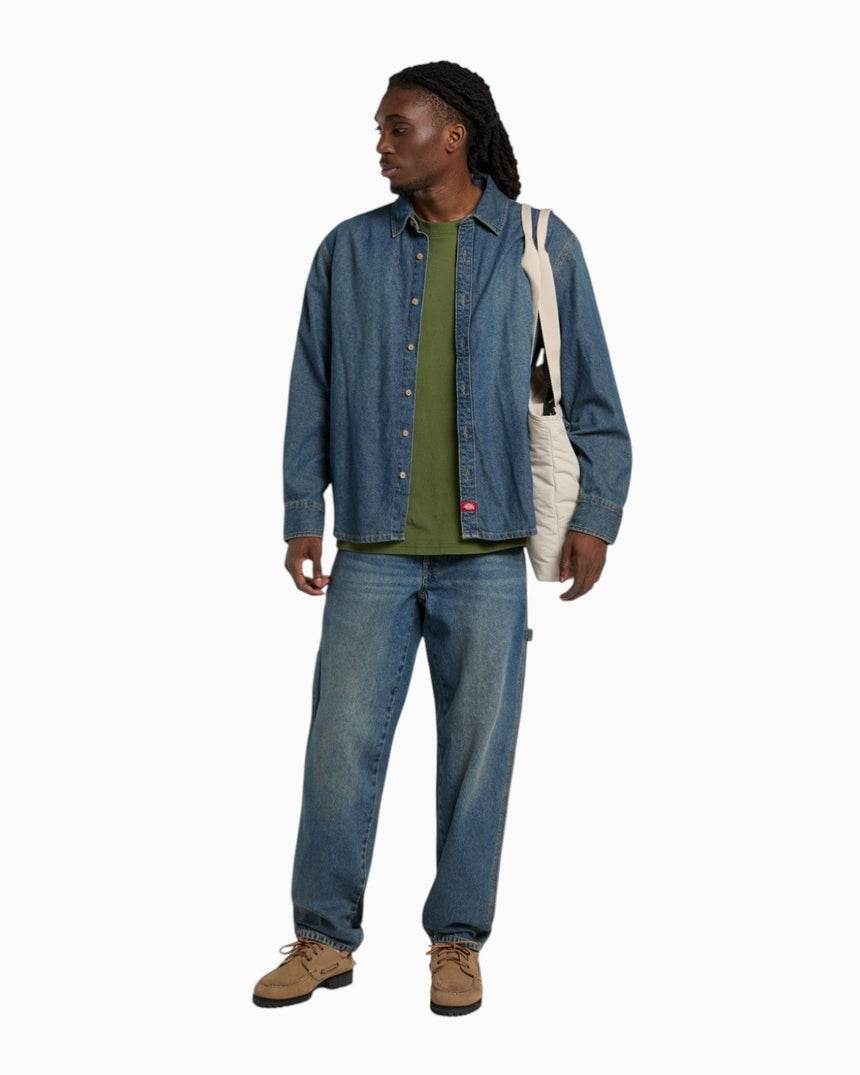 Dickies Lightweight Denim LS Erkek Gömlek