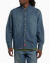 Dickies Lightweight Denim LS Erkek Gömlek Khaki Tinted Blue