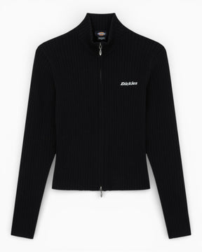 Dickies Wellsville Full-Zip Knitwear Kadın Triko Black