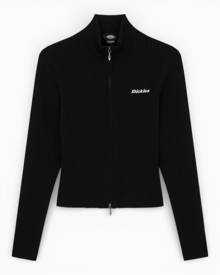 Dickies Wellsville Full-Zip Knitwear Kadın Triko Black