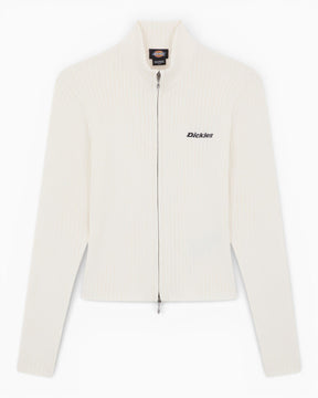 Dickies Wellsville Full-Zip Knitwear Kadın Triko Egret