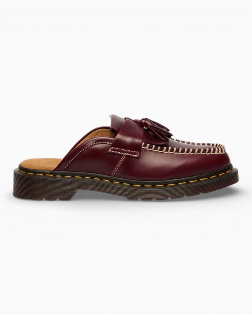 Dr. Martens Adrian Leather Kadın Mule Cherry Red