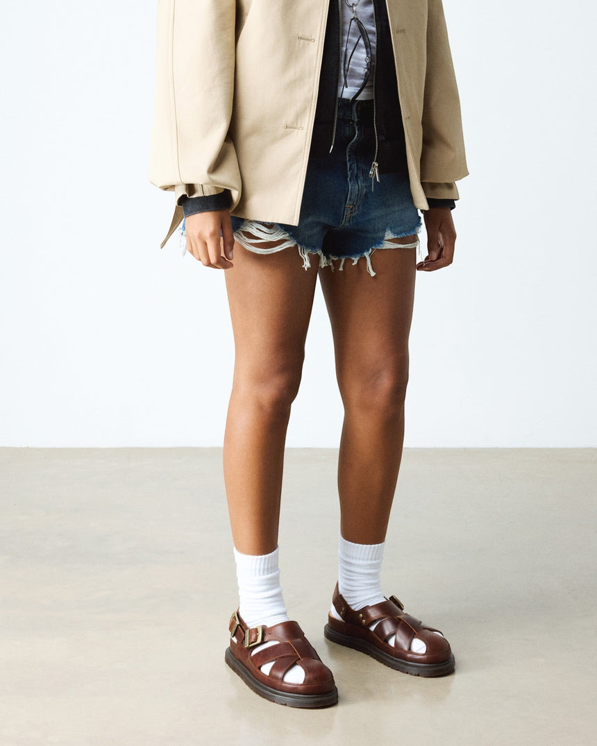 Dr. Martens The San Archive Fisherman Leather Sandalet