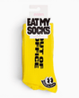 Eat My Socks Out of Office Flat-Pack Çorap Yellow