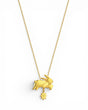 Esora Bunny Necklace - Gold Gold