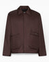 Études Studio Padded Snap Erkek Ceket Dark Brown
