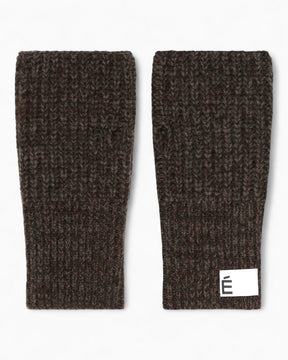 Études Studio Wool Mittens Dark Brown
