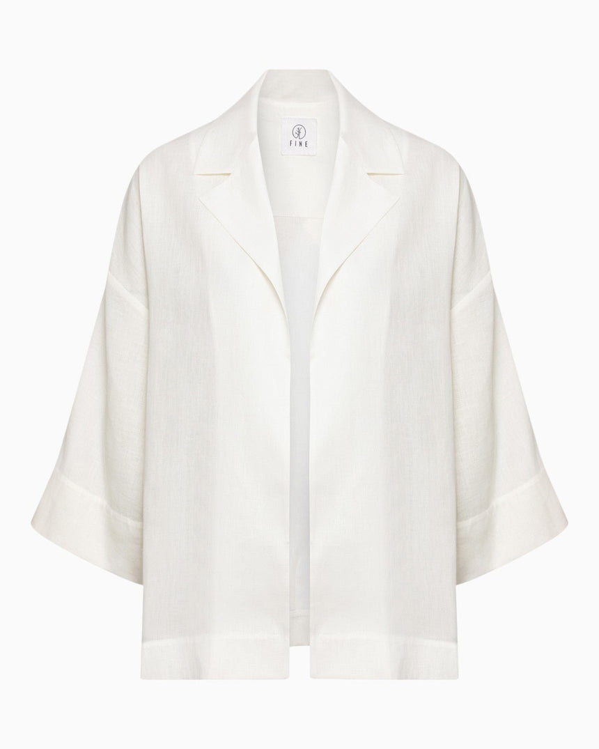 Fine People Community Ocean Erkek Kimono Gömlek Off White