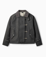 Forét Cinder Wool Erkek Ceket Grey