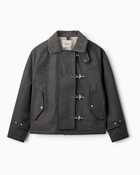 Forét Cinder Wool Erkek Ceket Grey