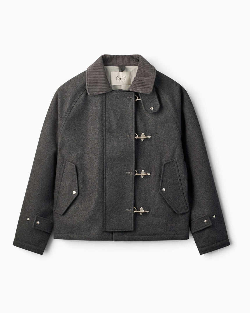 Forét Cinder Wool Erkek Ceket Grey