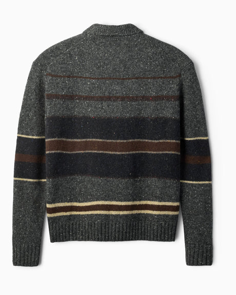 Forét Dawn Stripe Knit Polo Erkek Triko