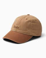 Forét Hawk Washed 2-Tone Cap Khaki/Brown