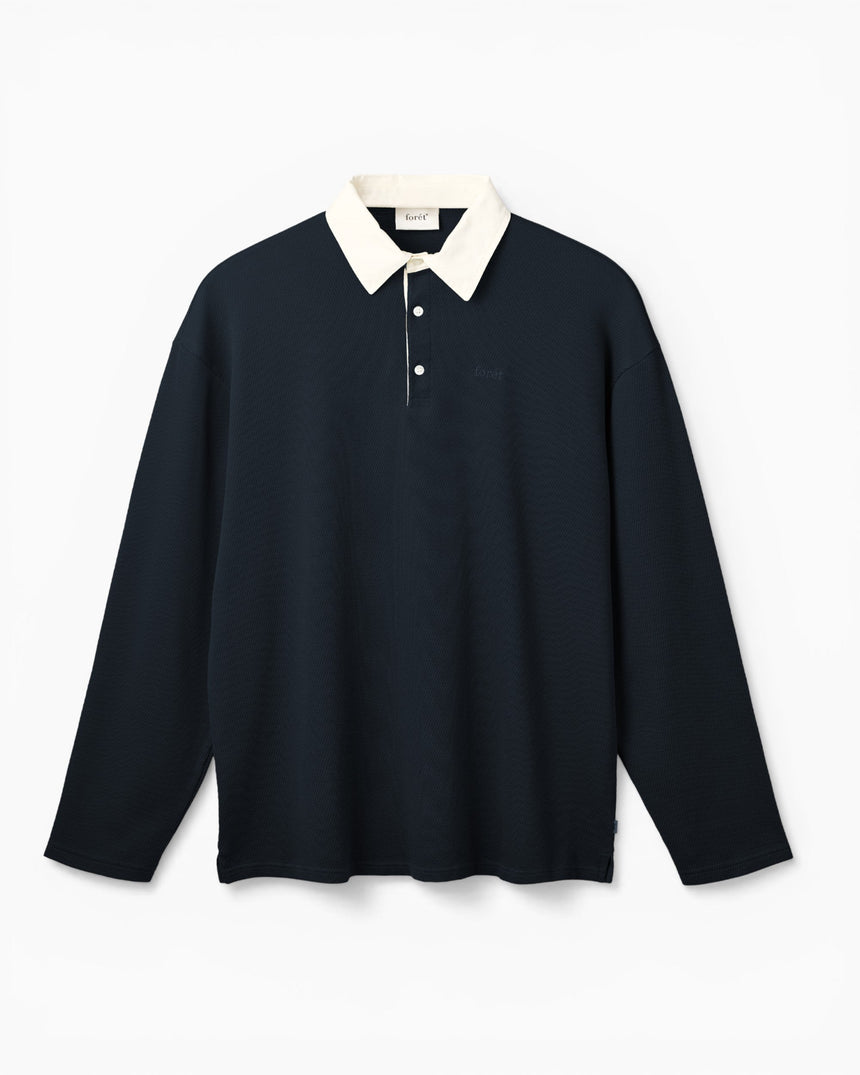 Forét Match Rugby Structured Erkek Sweatshirt Navy