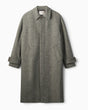 Forét Pine Wool Erkek Palto Grey Herringbone
