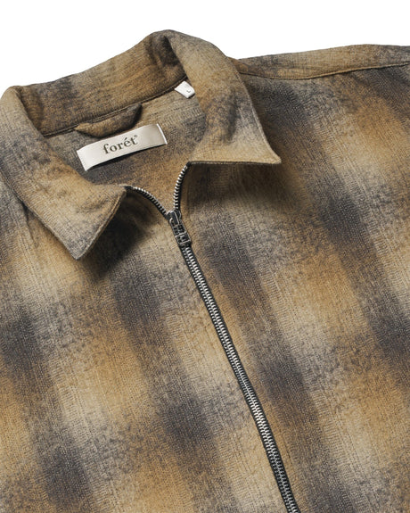 Forét Raven Wool Zip Erkek Gömlek Ceket