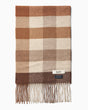 Forét Wool Scarf Brown Check