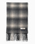 Forét Wool Scarf Grey Check