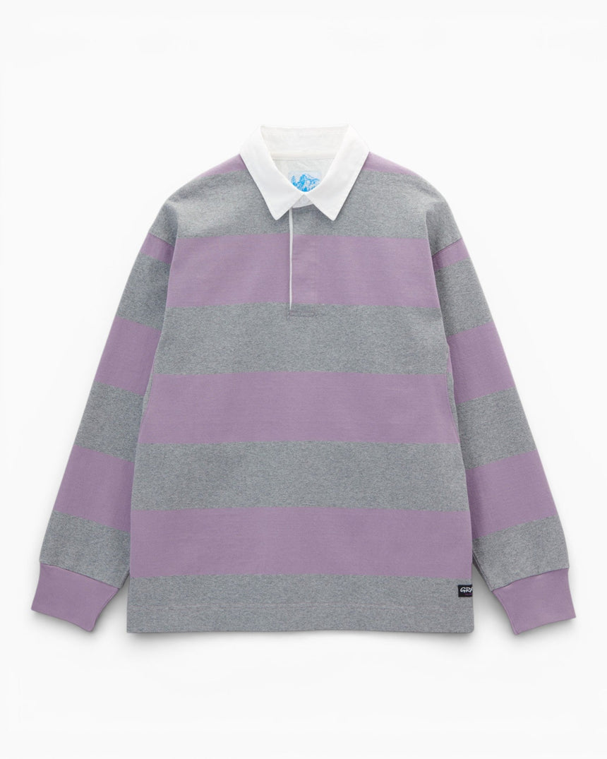 Gramicci Langdon Rugby Erkek Polo T-Shirt Heather/Purple