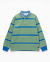 Gramicci Langdon Rugby Erkek Polo T-Shirt Olive/Blue